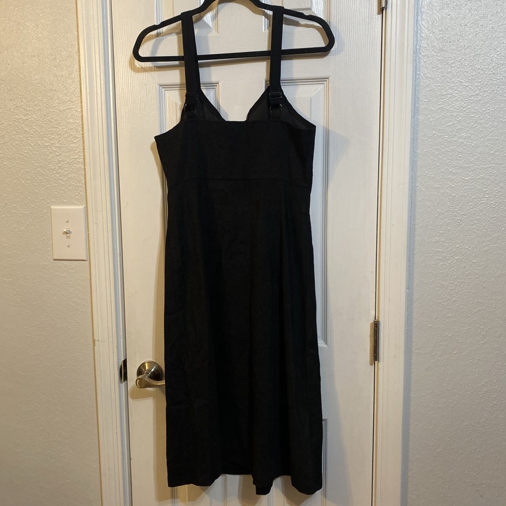 Shein Overall Corduroy, Dress Size S Pockets Mini Adjustable Black - Picture 8 of 11